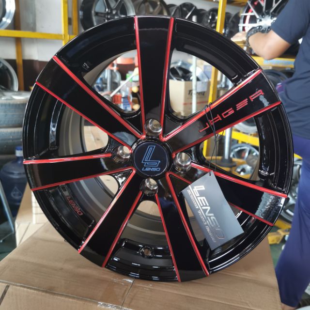 แม็ก​lenso​ jager​ grama​ ขอบ15​ 4รู100