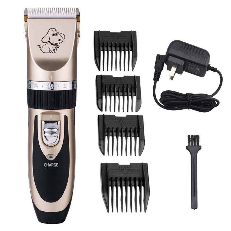 Color Red Dog Hair Clippers Pet Grooming Clippers Shaver