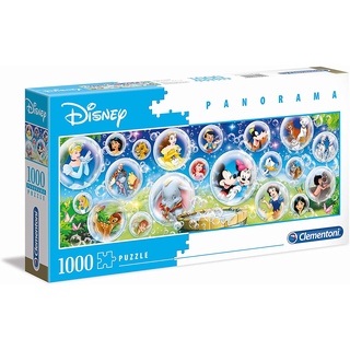 จิ๊กซอว์ Clementoni - Disney Classic  1000 piece (Panorama) (ของแท้  มีสินค้าพร้อมส่ง)