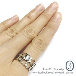 RS057: "Lots of Love" Sterling Silver Ring