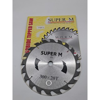 03026 ใบเลื่อยวงเดือน SUPER M 12"x20T