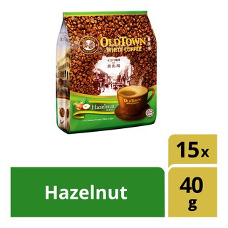 กาแฟ OLDTOWN WHITE COFFEE 3IN1 HAZELNUT 15SX35G Product of malaysia HALAL
