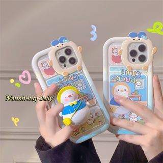 เคสโทรศัพท์มือถือ ลายการ์ตูนเป็ดน้อย สําหรับ VIVO Y11 Y12 Y15 Y17 Y19 Y30 5G Y20 Y20i Y20s Y12a Y12s Y20SG Y76 Y52 5G Y72 5G Y50 Y30