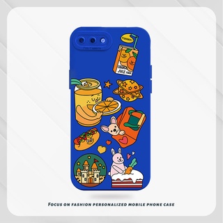 เคส OPPO A5S A11K A12 A12S A53 A53S เคสโทรศัพท์มือถือแบบนิ่ม ลายการ์ตูนดวงตานางฟ้าน่ารัก สีฟ้า OPPO A33 A32 A52 A72 A92 A54 A3S A8 A31 A95 A74 F19 F19S Reno 4 4F 5F 5 06 Lite F17 A93 F19 PRO A94 A15 A15S A35 A16 A16S A54S A16K A9 A11 A5 A11X A7 C1 C2