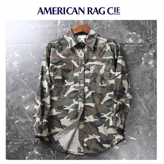 เสื้อทหาร Jacket แจ็คเก็ต  ลายพราง ☮️แบรนด์💢American Rag cie💢 (JK578)