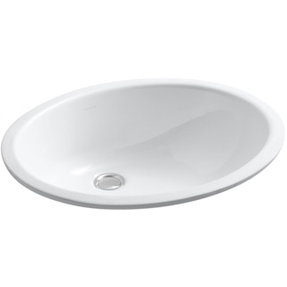 K-2210X อ่างล้างหน้า ฝังใต้เคาน์เตอร์ (Lavatory) สีขาว รุ่น Caxton 17" - KOHLER