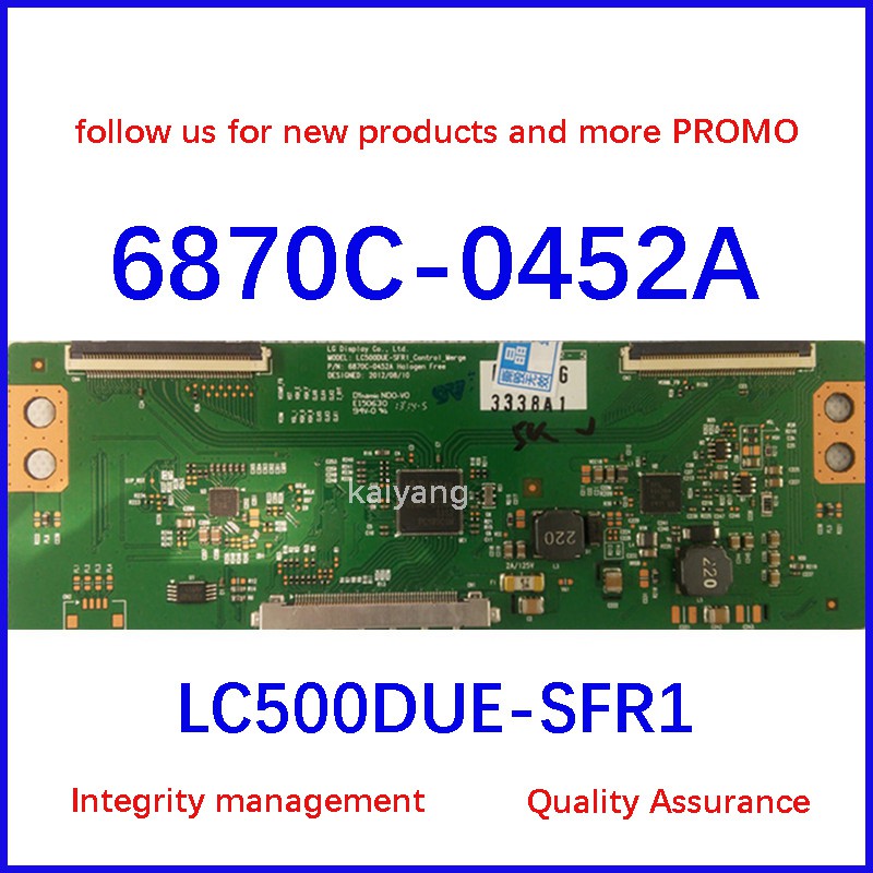 Tcon TV Orihinal 6870C-0452A บอร์ด LC500DUE-SFR1 LED50C2000i Letv S50 pxc6