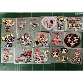 ตัวรีดติดเสื้อการ์ตูน Powerpuffgirls NEW!!!!! แผ่นฟิมล์รีดร้อน อาร์มรีดติดเสื้อ DIY