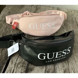 ของแท้ ถูกที่สุด กระเป๋าคาดเอว GUESS  รุ่น Logo Fanny Pack-blush ของแท้ พร้อมส่ง