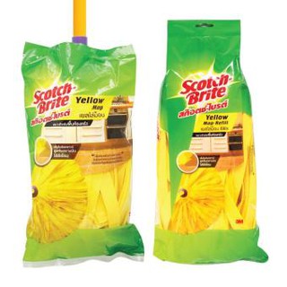 SCOTCH-BRITE Yellow Mop Refill รีฟิล เยลโล่ม็อบ สก็อตซ์-ไบรต์ เหมาะสำหรับห้องครัว