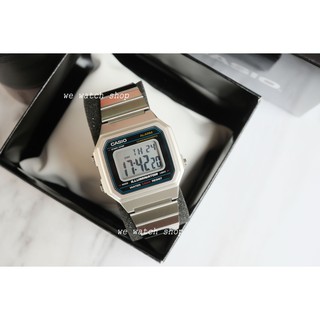 CASIO ของเเท้ CMG รุ่น B650WD-1ADF สีเงิน สินค้าใหม่ ของเเท้ รับประกันศูนย์  CMG