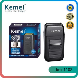 Kemei KM 1102 มีดโกนหนวดแบบไร้สายสำหรับผู้ชาย