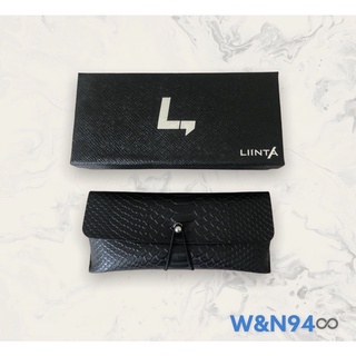 🇹🇭ร้านคนไทย🇹🇭 🦋 กล่องแว่นตา LIINTA Soft case ขนาดใหญ่ลายหนังงู สัญชาติเกาหลี🕶