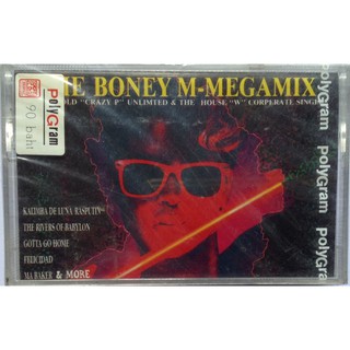 Cassette Tape เทปคาสเซ็ตเพลง The Boney M Megamix ลิขสิทธิ์ ซีล