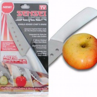 Real Cook Sensei Slicer Miracle Blade Knife มีดทำครัว มีดเชฟ มีดญี่ปุ่น คม ไม่ติดใบมีด แบบมืออาชีพ คม เบา ทนทาน