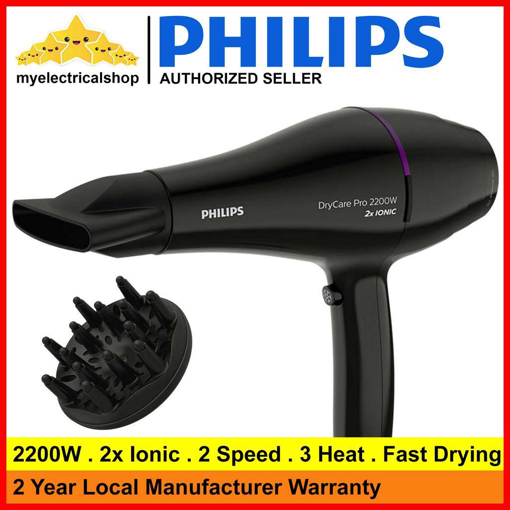 Philips BHD274 2200W เครื่องเป่าผม Double Ionic Pro (Dry Care) ( ดีกว่า BHD029 )