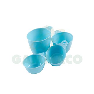 ถ้วยตวงพลาสติก (4 ขนาด / ชุด) - Cups Set (4 Size / Set) [3016069]