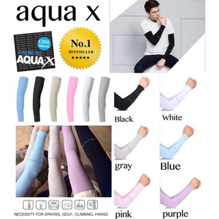 ปลอกแขนกัน UV Aqua-X Lets Slim Cool