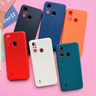 Itel A58 Pro A58 / A49 LTE / A49 TPU ซิลิโคน สีสัน เคสป้องกันเต็มรูปแบบ