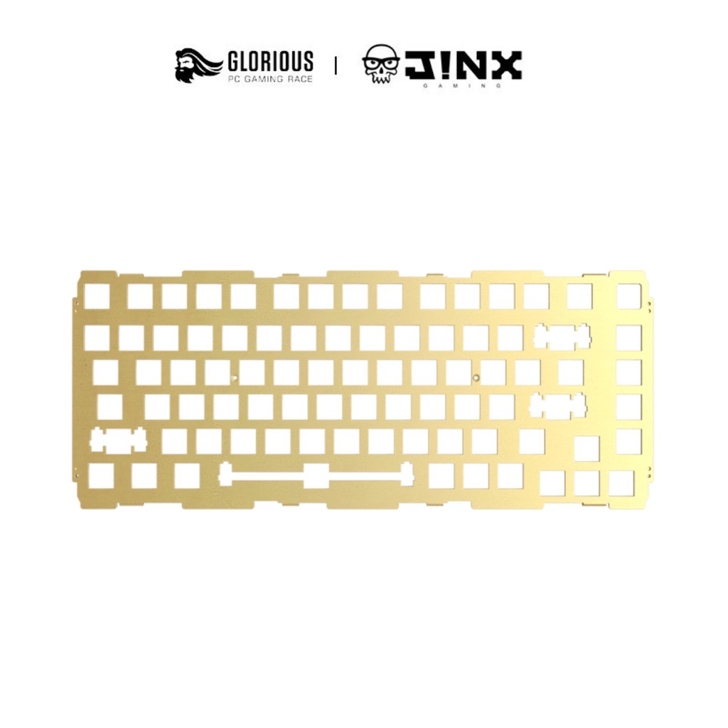 Glorious switch plate for GMMK PRO - Brass