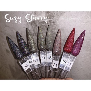 suzy Starry Gel❤️ สีเจลกากเพชร