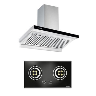 Kitchen appliances set HOB+HOOD HAFELE BLAZE+HH-AWG90 Kitchen appliances Kitchen equipment ชุดเครื่องใช้ไฟฟ้าในครัว เตาฝ