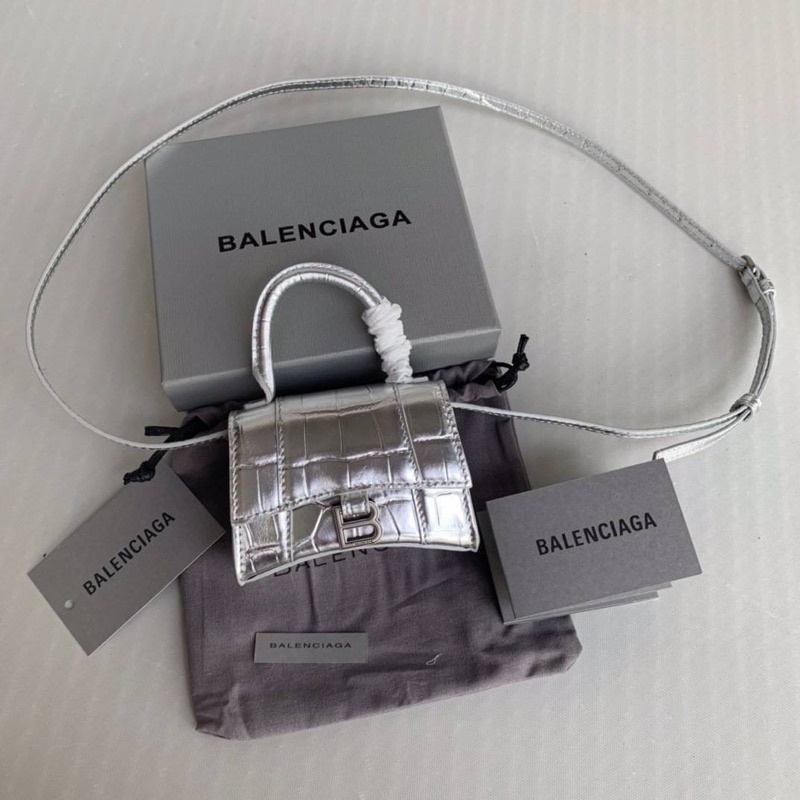 กระเป๋า Balenciaga Hourglass mini bag(Ori) Shopee Thailand