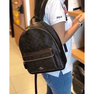 BEST SELLER!!🔥🔥 💝รุ่นขายดีเข้าเพิ่ม !! COACH MEDIUM CHARLIE BACKPACK IN SIGNATURE CANVAS