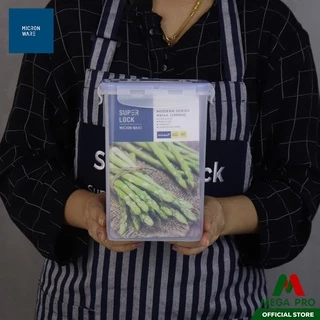 Megapro - Super Lock กล่องใส่อาหาร รุ่น 6144 ความจุ 1500 มล. ปราศจากสารก่อมะเร็ง (BPA Free)