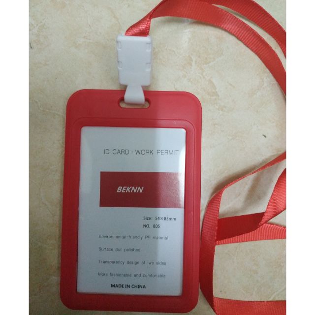 ที่ใส่หนังสือเดินทาง ID Card Work Permit Touch n Go ที่ใส่การ์ดแบบแขวน