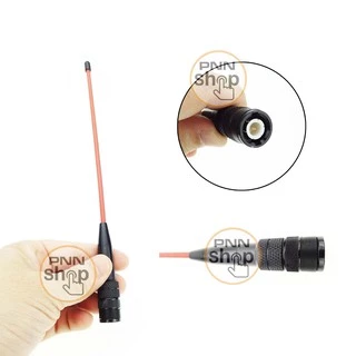 (1ต้น) เสายาง วิทยุสื่อสาร 2 ย่านความถี่ 136-174/ 245-246Mhz ในต้นเดียว ทั้งเครื่องดำ และเครื่องแดง ขั้ว BNC และ SMA-F