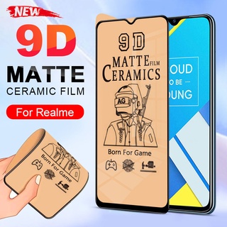 Matte ฟิล์มกันรอยหน้าจอเซรามิค แบบนิ่ม สําหรับ Realme 8 7 7i 5 5i 6 6i 3 Pro XT C25 C25s C21 C2 C3 C11 C12 C21Y C15 C17 C11 2020 C25Y GT Neo 2 Narzo 20 Pro 30A 50i X3 SuperZoom X50 Pro 5G