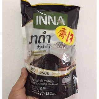 ✅Inna งาดำปรุงสำเร็จอินน่า ขนาด 300 กรัม[12 ซอง*25กรัม]📢 เจ