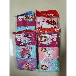 Size L สินค้าลิขสิทธิ กางเกงใน ขาสั้น Cotton Spandex เด็กหญิง Disney Frozen Sofia Pony เนื้อนุ่มใส่สบาย