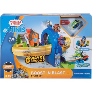 Thomas &amp; Friends MINIS Boost n Blast Stunt บ้านบูทเตอร์ เร่งความเร็วรถไฟโทมัสมินิ ของแท้