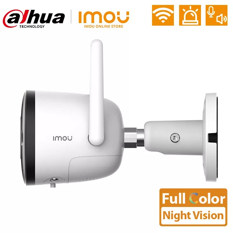 ⚡️กล้องวงจรปิดไร้สาย⚡️ Dahua IMOU Bullet 2 Full Color 1080P WiFi 3.6mm (IPC-F42FEP-36) รับประกัน 2 ปี