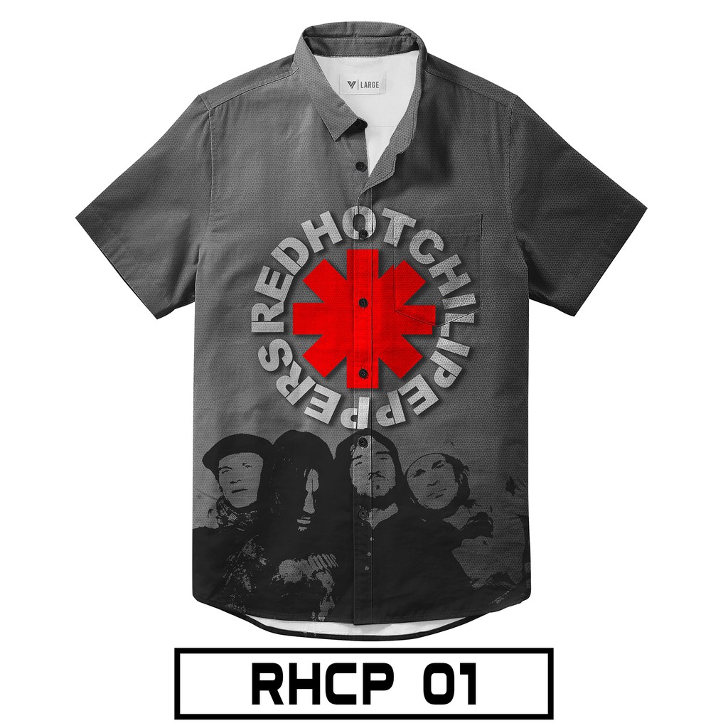 เสื้อเชิ้ตพิมพ์ลายเต็ม KEMEJA RHCP