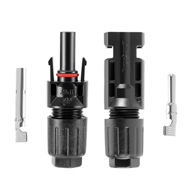 🇹🇭 🇹🇭 🇹🇭 MC4 ชุด 1คู่/ 2คู่/ 4คู่  MC4 Male + Female M/F Connectors set สำหรับ แผง PV Solar - พร้อมส