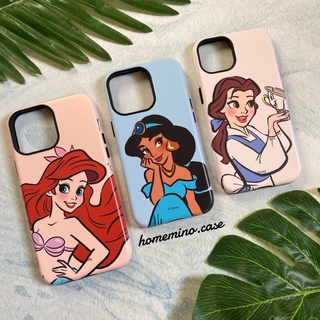 🌈 พร้อมส่ง 👑 Disney Princess (Ariel,Belle,Jasmine) Bumper Case เคสเจ้าหญิงดิสนีย์ เคสแอเรียล เคสเบล ลิขสิทธิ์แท้