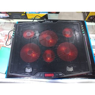 พัดลมระบายความร้อนโน้ตบุค มีไฟ RGB RAZEAK RF-03