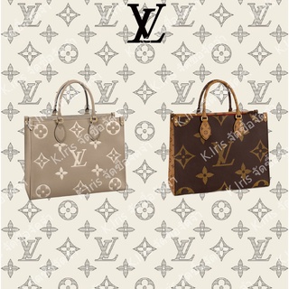 Louis Vuitton/ LV/ ONTHEGO กระเป๋าถือขนาดกลาง