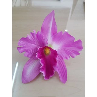 หัวดอกแคทรียา สีม่วง (ถ่ายจากสินค้าจริง)ดอกไม้ปลอม ดอกไม้ประดิษฐ์ ใช้ประดับ ตกแต่ง จัดแจกัน
