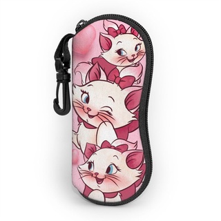 Disney Marie Cat Sunglasses Soft Bag Ultralight Rubber Zipper Glasses Bag