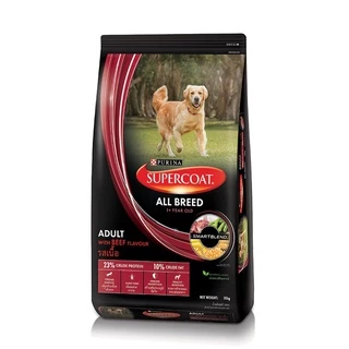ซุปเปอร์โค้ท อดัลท์ อาหารสำหรับสุนัขโต รสเนื้อวัว 10 กก. SUPERCOAT ADULT BEEF 10KG