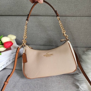 COACH CA209 TERI SHOULDER BAG IN SIGNATURE CANVAS