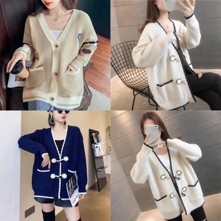 เสื้อไหมพรมแขนยาวเสื้อกันหนาวคนอ้วนพร้อมส่งค่ะสินค้าดีเกรดพรีเมี่ยม