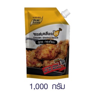 Pure Foods ซอสเคลือบไก่กระเทียม ขนาด 1000 กรัม ซอสเกาหลี ซอสไก่ทอด ซอสไก่บอนชอน