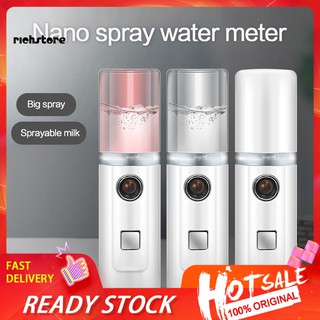 RICH_Handheld Nanomist Facial Humidifier Fog Water Steamer Beauty Hydrating Device