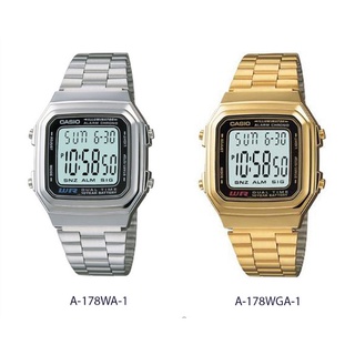 นาฬิกาCasio นาฬิกาข้อมือ รุ่น A-178WGA-1A &amp; A-178WA-1A ประกันศูนย์ 1 ปี  จากร้าน henghengwatch