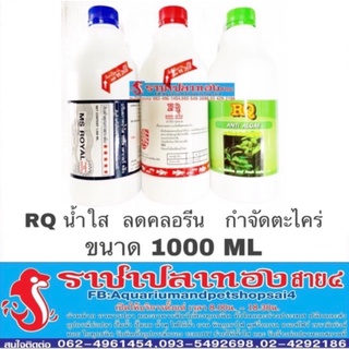 RQ ANTI ALGAE กำจัดตะไคร่น้ำเขียว 1000 ml.